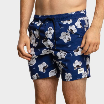 Floral Μαγιό Σορτς Karl Lagerfeld KL20MBM12 Μπλε