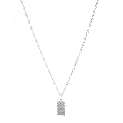 Αλυσίδα λαιμού HS4607-4-1 - Ασημί