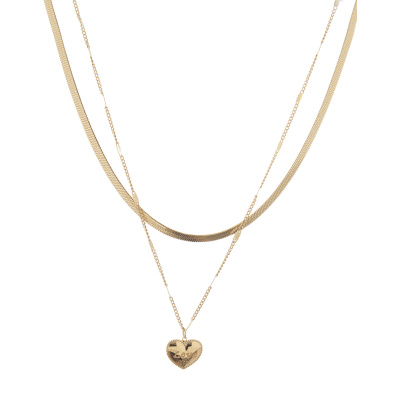 Διπλή αλυσίδα λαιμού JC607-1 - Χρυσό