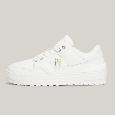 Sneaker Tommy Hilfiger TH Basket FW0FW07756F-YBL Άσπρο