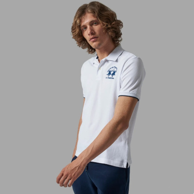 T-Shirt La Martina CCMP01PK001-3CCCD25-0000 Άσπρο