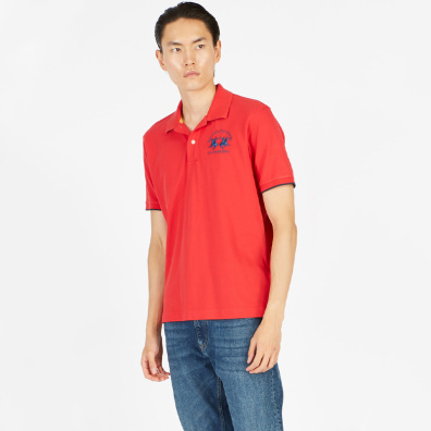 T-Shirt La Martina CCMP01PK001-9FF9416-06008 Κόκκινο