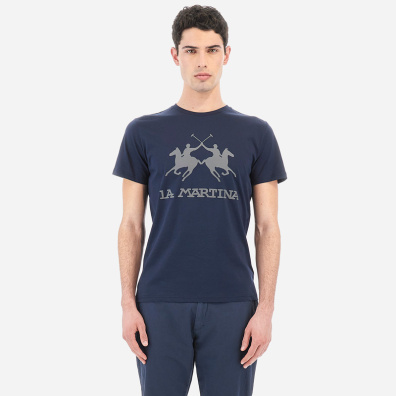 T-Shirt La Martina CCMR05JS206-485D1FC-7017 Μπλε