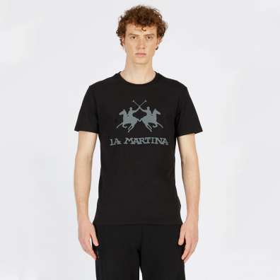 T-Shirt La Martina CCMR05JS206-F35CE27-9999 Μαύρο