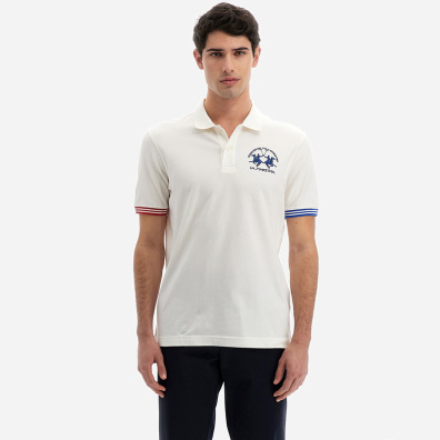 T-Shirt La Martina WMP009PK001-00002 Άσπρο