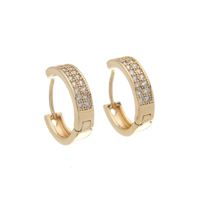 Κρίκος με πέτρες XM-8807-5 - Χρυσό