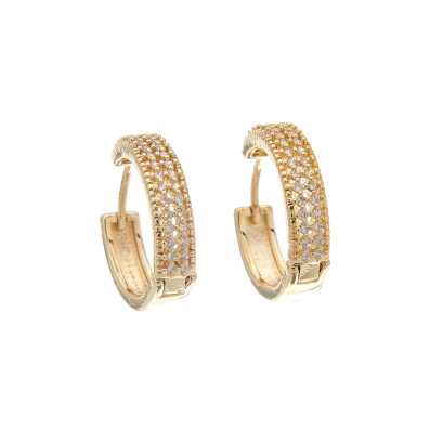 Κρίκος με πέτρες XM-8809-1 - Χρυσό