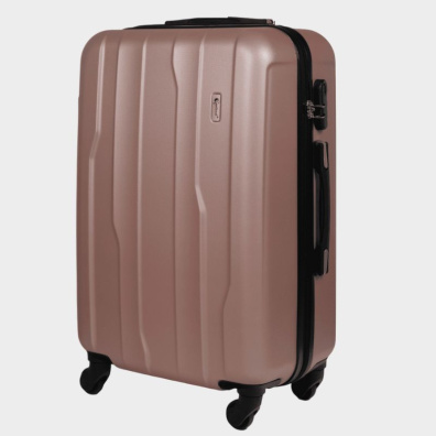 Βαλίτσα trolley Cardinal μεγάλη 2012/70cm ροζ χρυσό