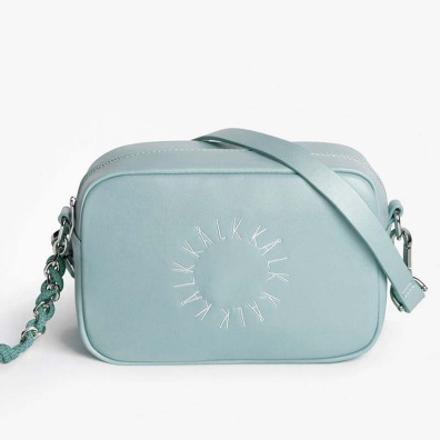 Γυναικεία Τσάντα Χιαστί Kalk KLABAG11-0336 Γαλάζιο