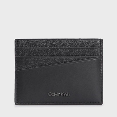 Δερμάτινη Καρτοθήκη Calvin Klein K50K510598-BAX Μαύρο