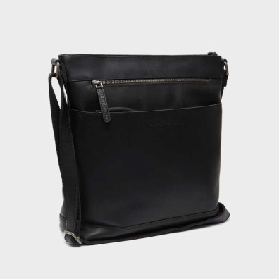 Δερμάτινη Τσάντα Χιαστί Chesterfield Lucena C48.130300 Μαύρο