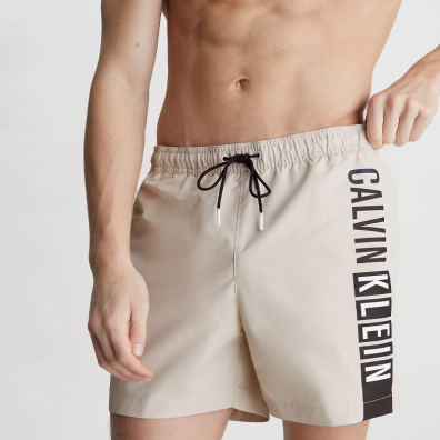Μαγιό Σορτς Calvin Klein KM0KM00991-ACE Off White