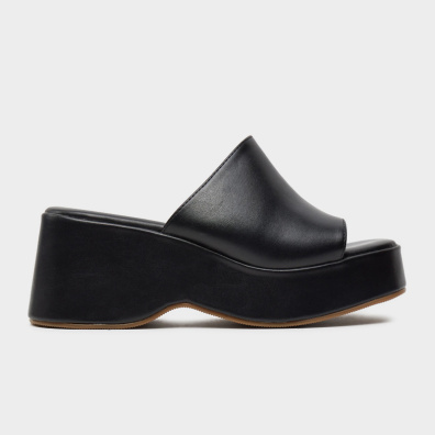 Παντόφλες Με Πλατφόρμα Refresh 171689-059 Mαυρο