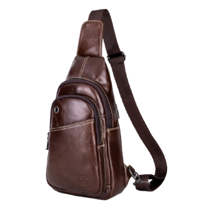 Δερμάτινο τσαντάκι body Bull Captain XB 085 καφέ