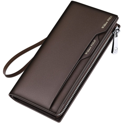 Δερμάτινο Ανδρικό πορτοφόλι William Polo 191469 Καφέ