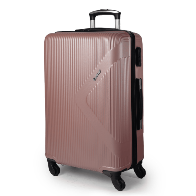 Βαλίτσα trolley Cardinal μεγάλη 2010/70cm ροζ χρυσό