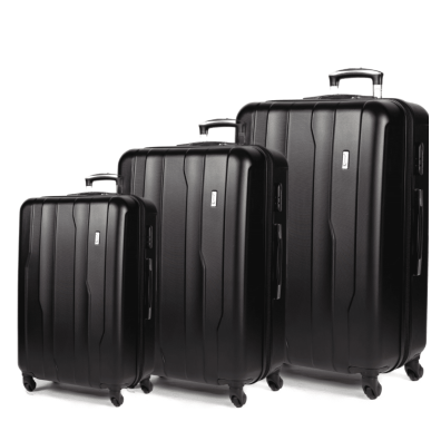 Βαλίτσες trolley (σέτ 3 τεμαχίων) Cardinal 2012 μαύρη