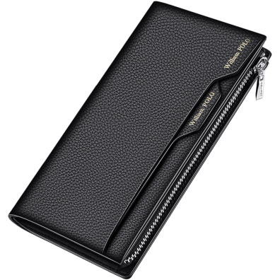 Δερμάτινο Ανδρικό πορτοφόλι William Polo 205255 black