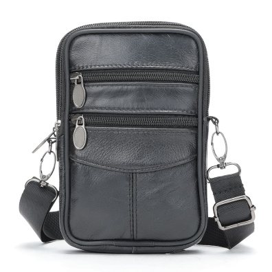 Δερμάτινο τσαντάκι μέσης/ζώνης Cardinal 7141 Μαύρο