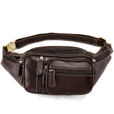 Δερμάτινο τσαντάκι μέσης Cardinal 8336 Καφέ