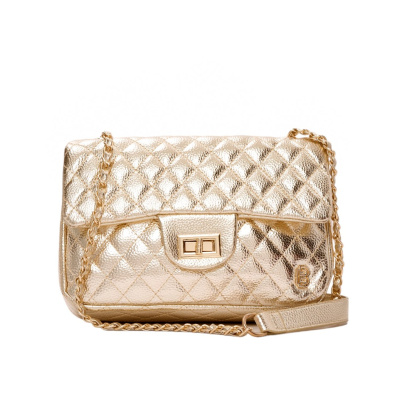 Τσάντα ώμου με αλυσίδα SW8902 - Χρυσό