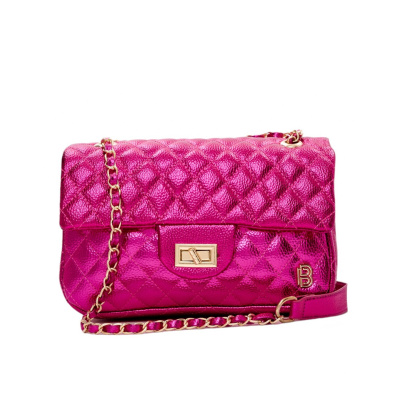 Τσάντα ώμου με αλυσίδα SW8902 - Φούξ