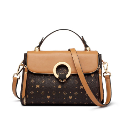 Τσάντα Χειρός Foxer 9111018F Καφέ