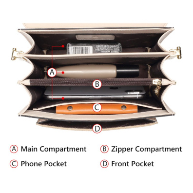 Τσάντα Χιαστί Foxer 954011F Μαύρο