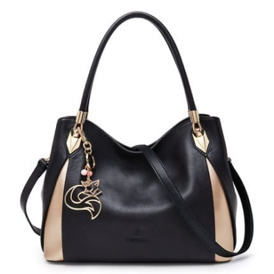 Τσάντα Shopper ‘Ωμου Foxer 987001F Μαύρο