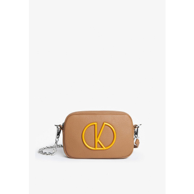 Γυναικεία Τσάντα Χιαστί Kalk KLABAG12-0037 καφέ