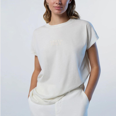 T-Shirt North Sails Eco Jersey 093372000-105 Άσπρο