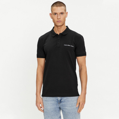 T-Shirt Polo Calvin Klein J30J325495-BEH Μαύρο