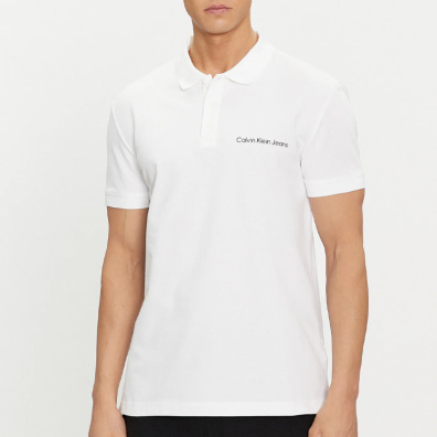 T-Shirt Polo Calvin Klein J30J325495-YAF Άσπρο