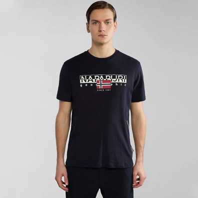 T-shirt Napapijri S-Aylmer NP0A4HTO-041 Μαύρο