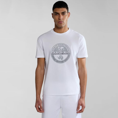 T-shirt Napapijri SBOLLO SS NP0A4H9K-002 Άσπρο