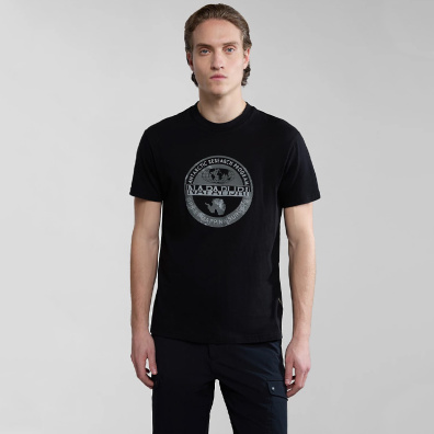 T-shirt Napapijri SBOLLO SS NP0A4H9K-041 Μαύρο