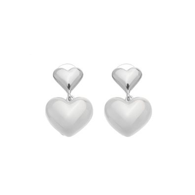 Κρεμαστά σκουλαρίκια xh-431-12 - Ασημί