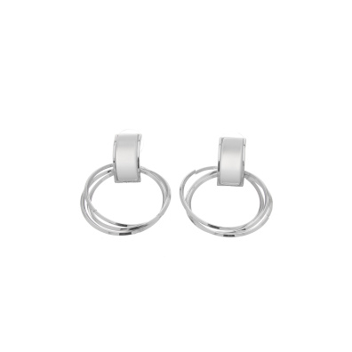 Κρεμαστά σκουλαρίκια xh-431-10 - Ασημί