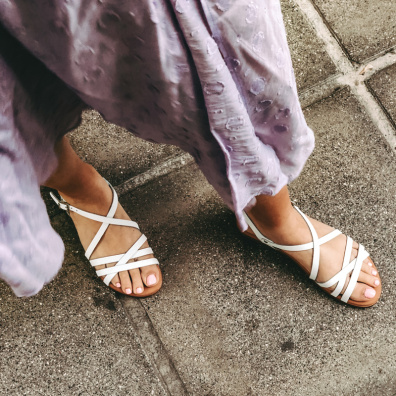 Δερμάτινα Σανδάλια Oh My Sandals 4540-W Άσπρο