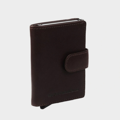 Δερμάτινη Καρτοθήκη Chesterfield C08.038101 καφε