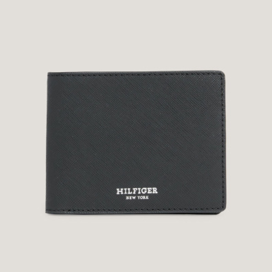 Δερμάτινο Πορτοφόλι - Καρτοθήκη Tommy Hilfiger AM0AM12194-BDS Μαύρο