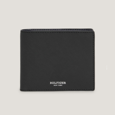 Δερμάτινο Πορτοφόλι Tommy Hilfiger AM0AM12196-BDS Μαύρο