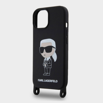 Θήκη Για Iphone 15 Karl Lagerfeld KLHCP15SSCBSKNK Μαύρο