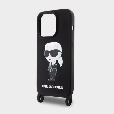Θήκη Για Iphone 15 Pro Max Karl Lagerfeld KLHCP15XSCBSKNK Μαύρο