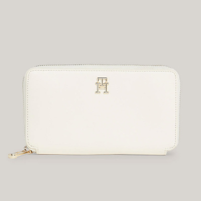 Μεγάλο Πορτοφόλι Tommy Hilfiger AW0AW16009-AEF Μπεζ