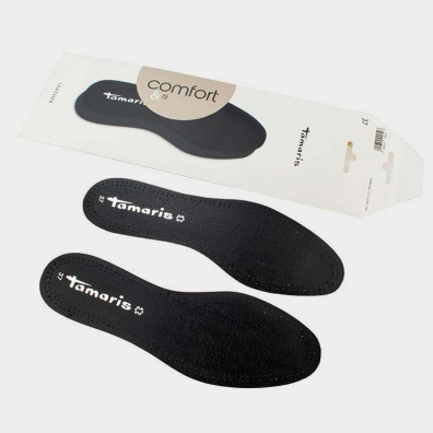 Πάτοι Παπουτσιών Leather Tamaris 10230 Μαύρο