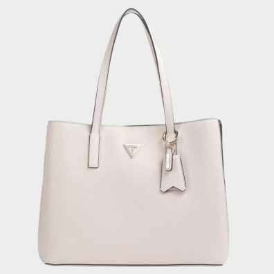 Τσάντα Ώμου Guess Shopper Meridian BG877823-STN Άσπρο