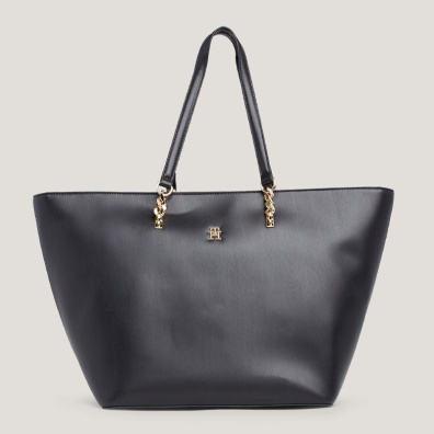 Τσάντα Ώμου Tommy Hilfiger AW0AW16112-BDS Μαύρο