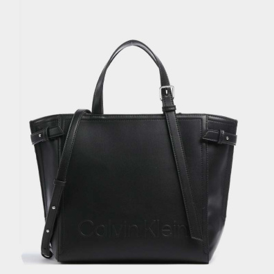Τσάντα Χειρός Calvin Klein K60K609849-BAX Μαύρο