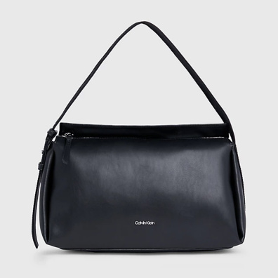 Τσάντα Χειρός Calvin Klein K60K611661-BEH Μαύρο